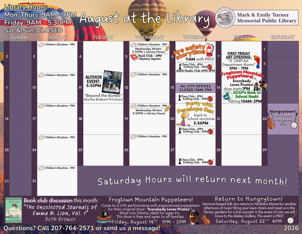 August 2026 Calendar
