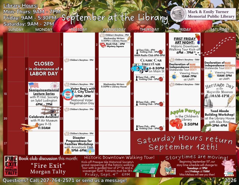 September at the Library 2026 1 1
